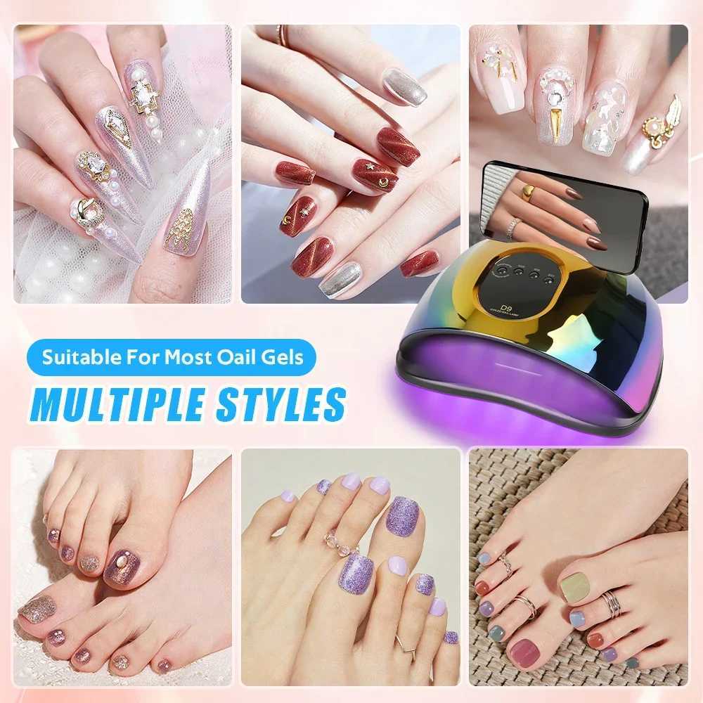 57 LEDs Nail Drying Lamp UV LED Lamp for nails 114W Nail Dryer with 4 Timer Settings Manicure Lamp UV Light Cabin Nail Tools J251117