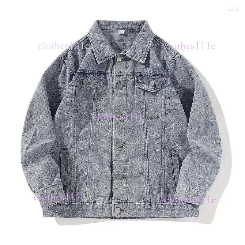 Men's Jackets Spring Autumn Versatiledenim Jacket Trendy Loose-Fit Work Clothes Cloth Factory Direct Selling