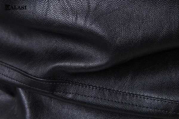2023 Slim Fit Stand Collar PU Jacket Male Antiwind Motorcycle Lapel Diagonal Zipper Jackets MenT251029