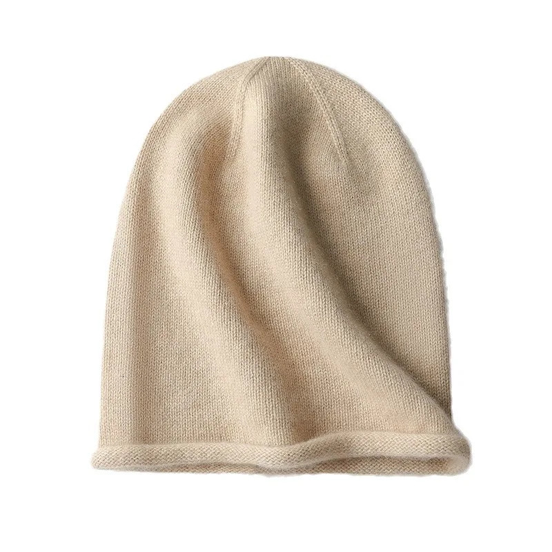Simple Classic Pure Wool Hat Women Men Autumn WInter Curling Heap Beanie Male Female High Quality Knitted 100 Cold 251013