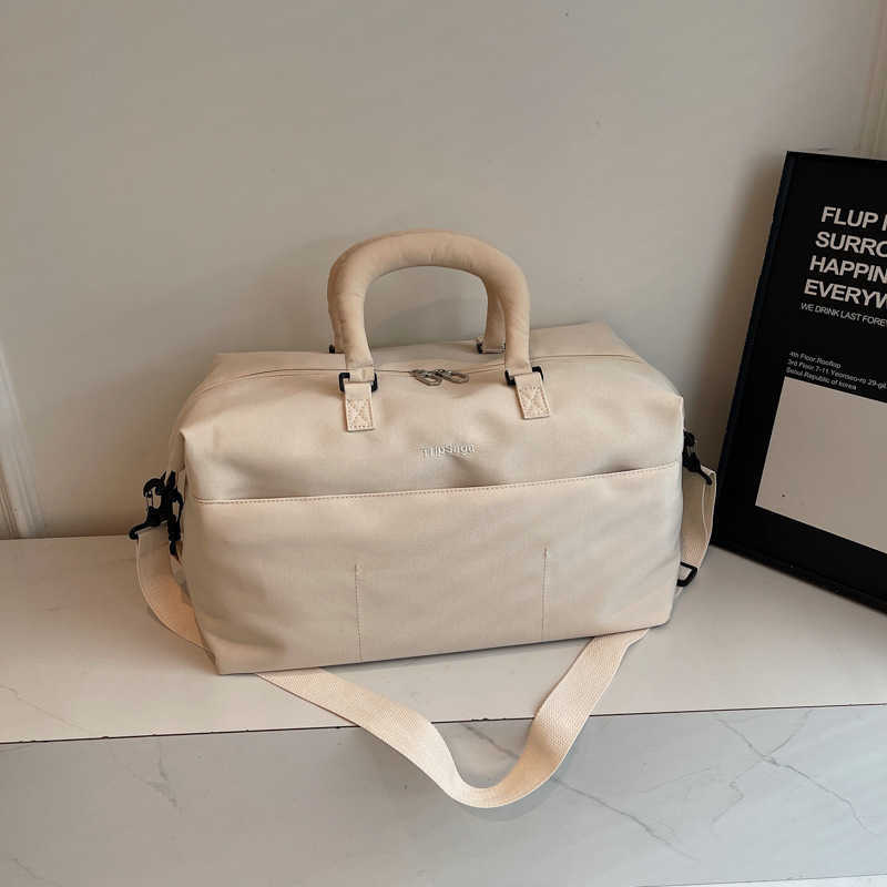 Handheld Travel Bag for Women, Lightweight Large Capacity Travel Luggage Bag, Maternity Bag, Dry and Wet Separation Sports Gym Bag