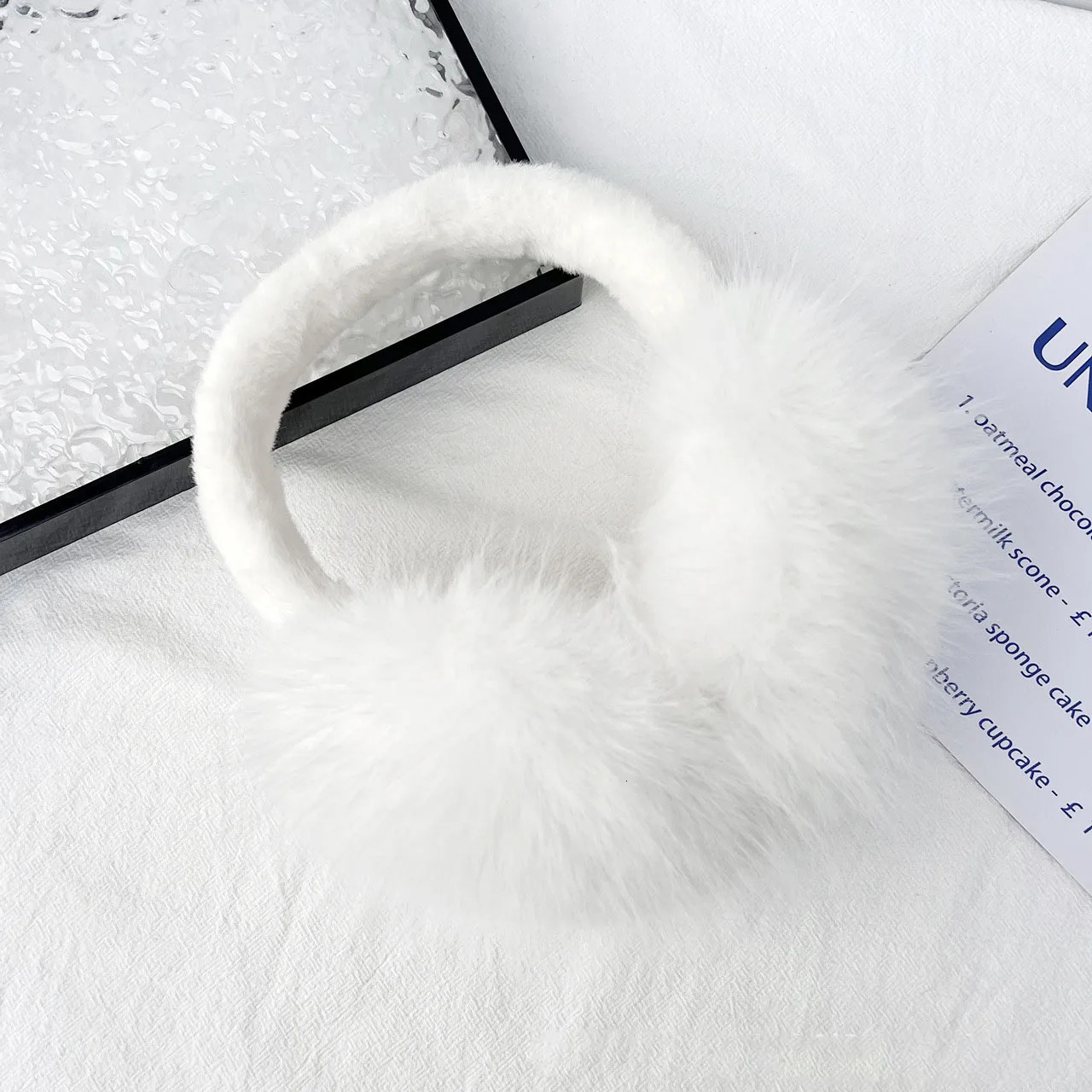 Cute Plush Fur Headphones Women Winter Warm Earmuffs Soft Cashmere Solid Fur Earplugs Fashion Unisex Ear Cover Outdoor Supplies 251029