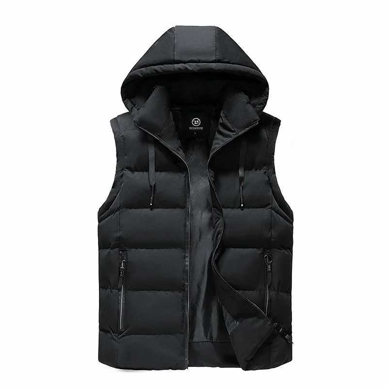 Mens Womens Casual Fishing Vest 2026 Winter Casual Hooded Comfortable Breathable Vest Jacket Men Bobojaco Parka Padded Jacket W251029