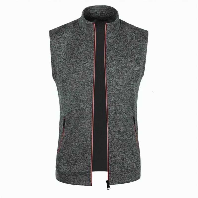 Animal Game Mens Sleeveless Tank Tops Outdoor Casual Sweatshirts Outdoor Cycling Zipper Work Vests Hiking Streetwear Jackets W251029