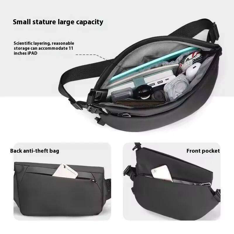 Mark Ryden Camera Crossbody Waterproof Ipad Multifunctional Chest Men's Personal Shoulder Bag Stand Messenger Bags