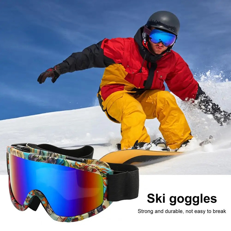 Anti Fog Ski Goggles for Men Women Snowboard Glasses with UV Protection Wide View for Winter Sports Professional Skiing Glasses Sunglasses Optical Eye