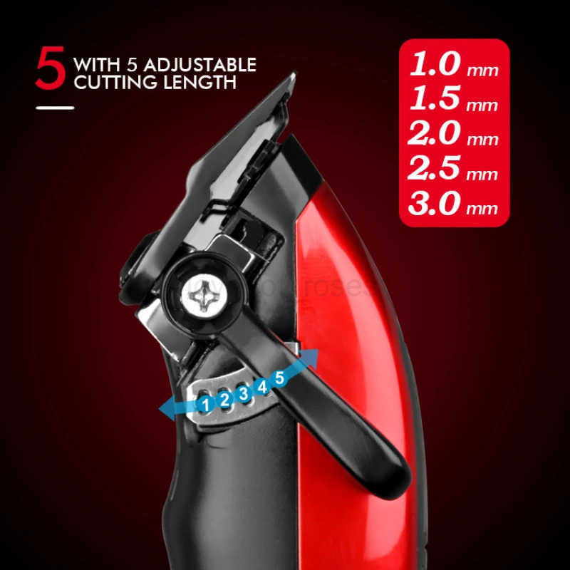 WMARK Trimmer Professional Hair Cutting Machine Cordless Hair Clippers 10000 RPM Barber Clipper Electric Trimmer for Men NGX1 Z251029