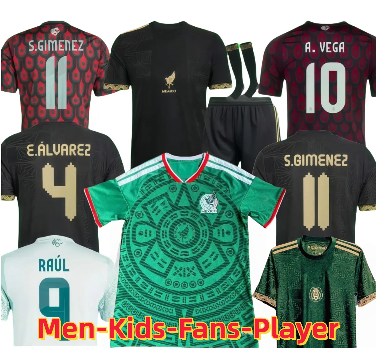 16-XXL 26 27 MEXICO Copa America RAUL CHICHARITO Soccer Jerseys LOZANO 2025 2026 H.LOZANO Men Kids Football Shirts Uniforms Fans Player Version GIMENEZ 2025 Gold Cup