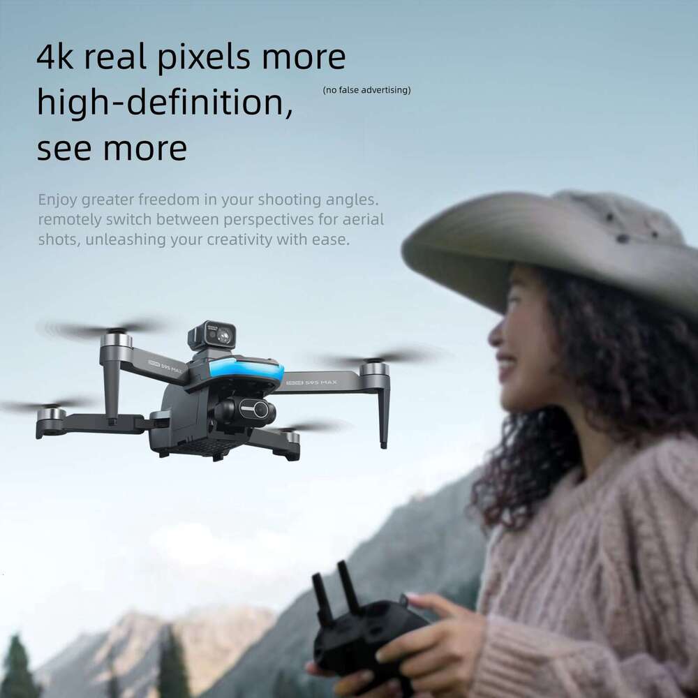 S Drone Brushless GPS Satellite Positioning K HD Aerial Photography Two Axis Electric Servo Quadcopter
