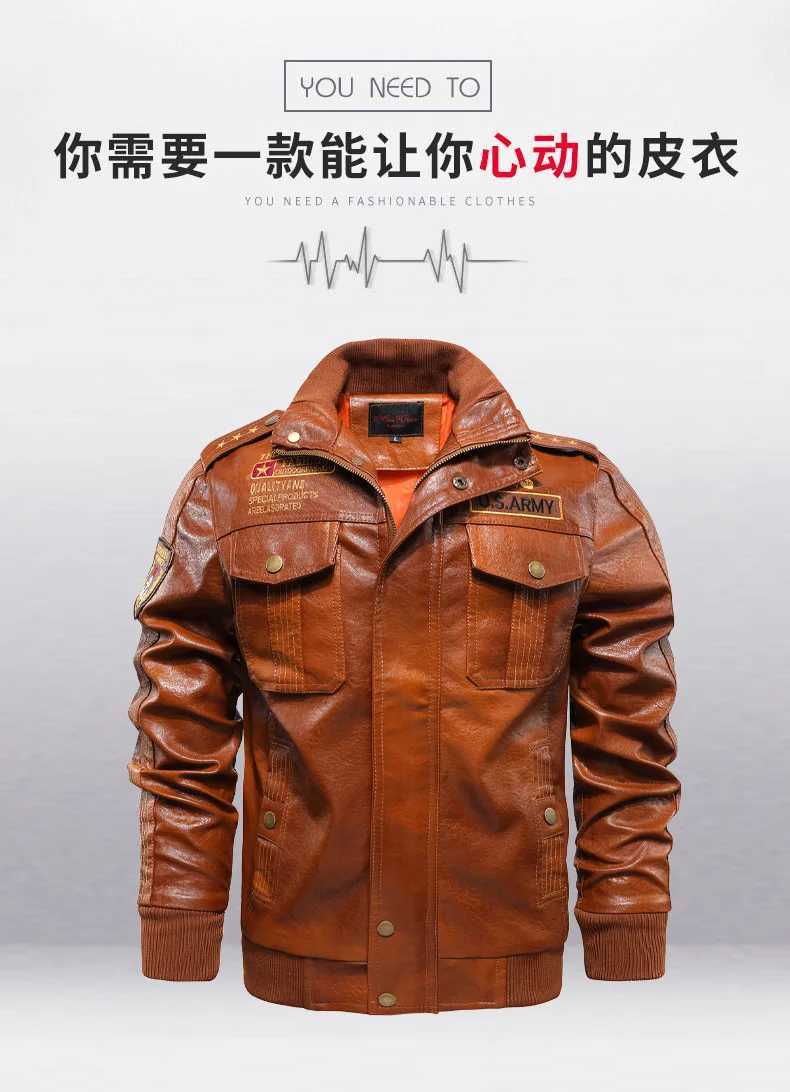 New Loose Large Size Mens PU Jacket Motorcycle Racing Suit Trendy Mens Leather Jacket Fivepointed Star Tooling JacketT251029