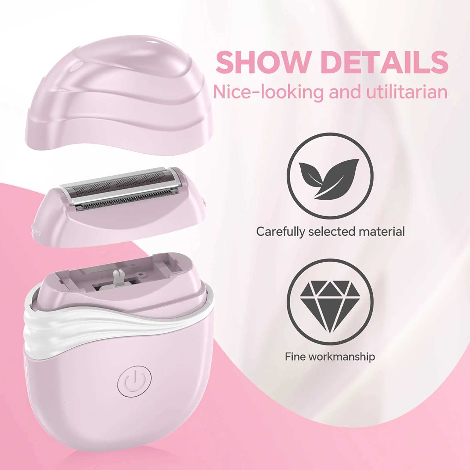 Shipping From US Electric Epilator for women Underarms Intimate hair trimmer Arms Armpit Bikini Shaver Leg Hair Removal J251117