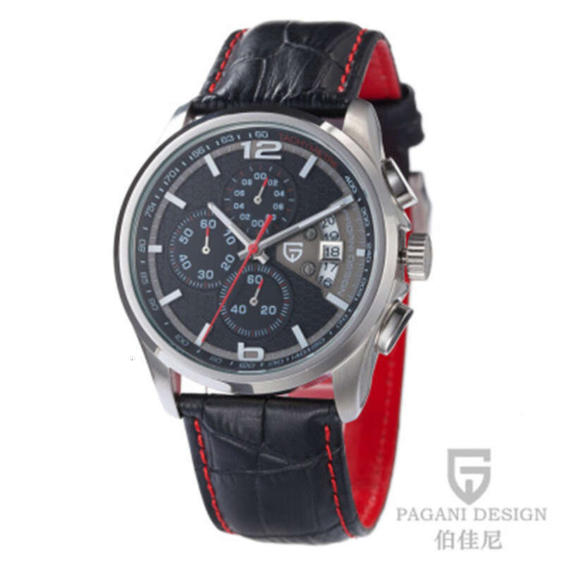 PAGANI DESIGN Men's Quartz Watch Fashionable and Functional with Luminous Calendar Complete PD-3306
