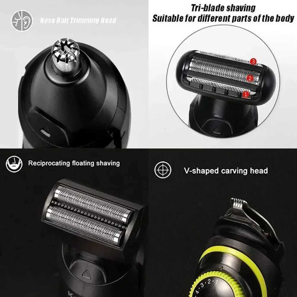 Hair Clipper Kemei KM696 Multifunctional Trimmer for Men Electric Shaver for Mens Razor Nose 5 in 1 Professional Trimmer M251029