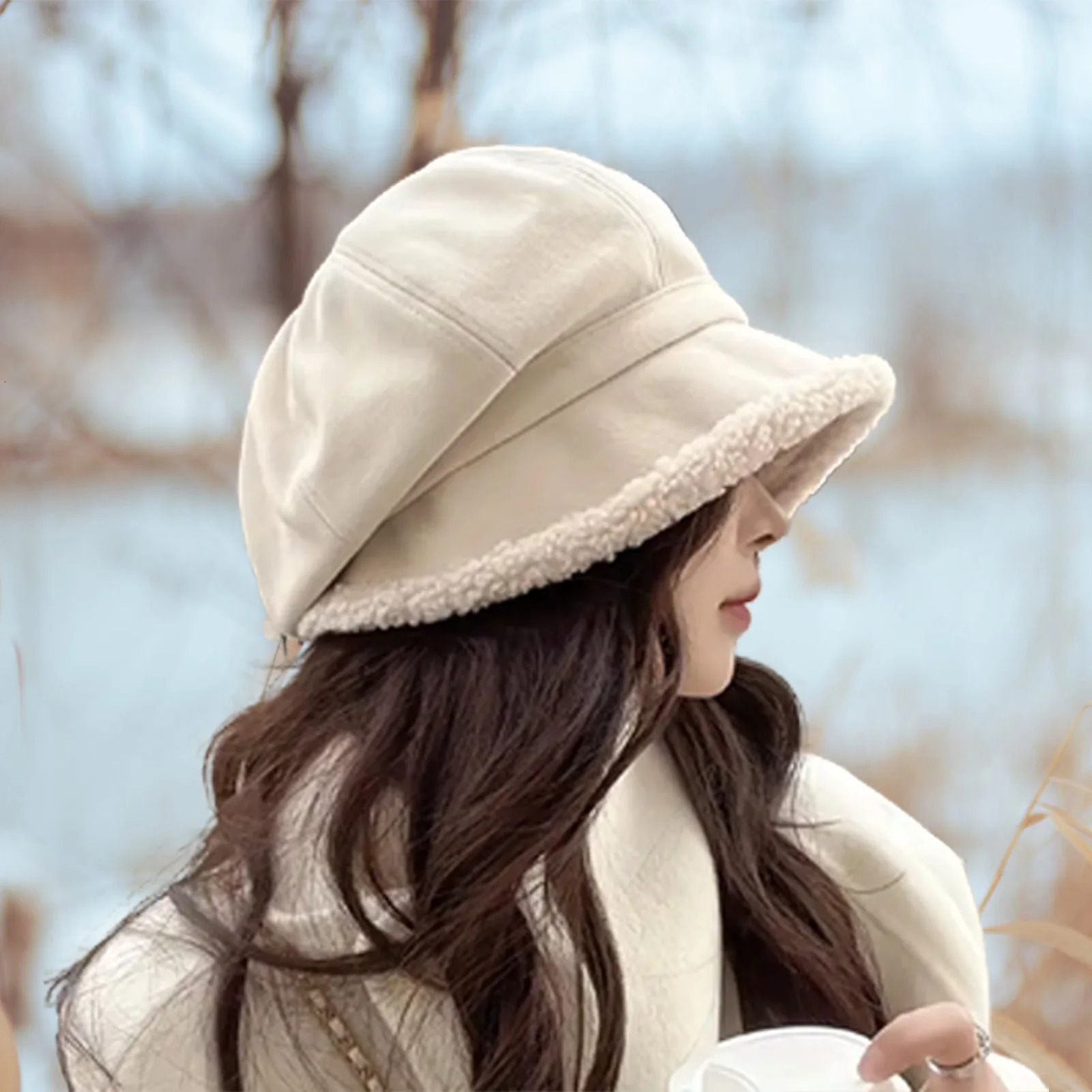 Women Beret Hat Classic French Style Beret for Women Winter Warm Breathable Casual Beret Caps for Outing Travelling Vacation 251029