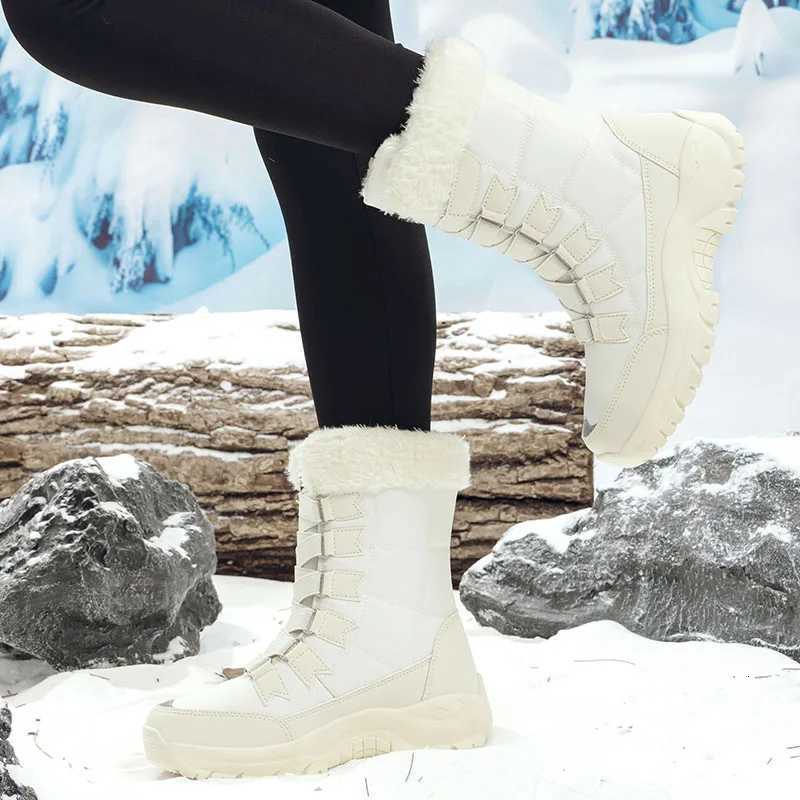 New Winter Women Boots High Quality Warm Womens Snow Boots Comfortable Ankle Boots Outdoor Waterproof Hiking Boots Size 3642 Z251029