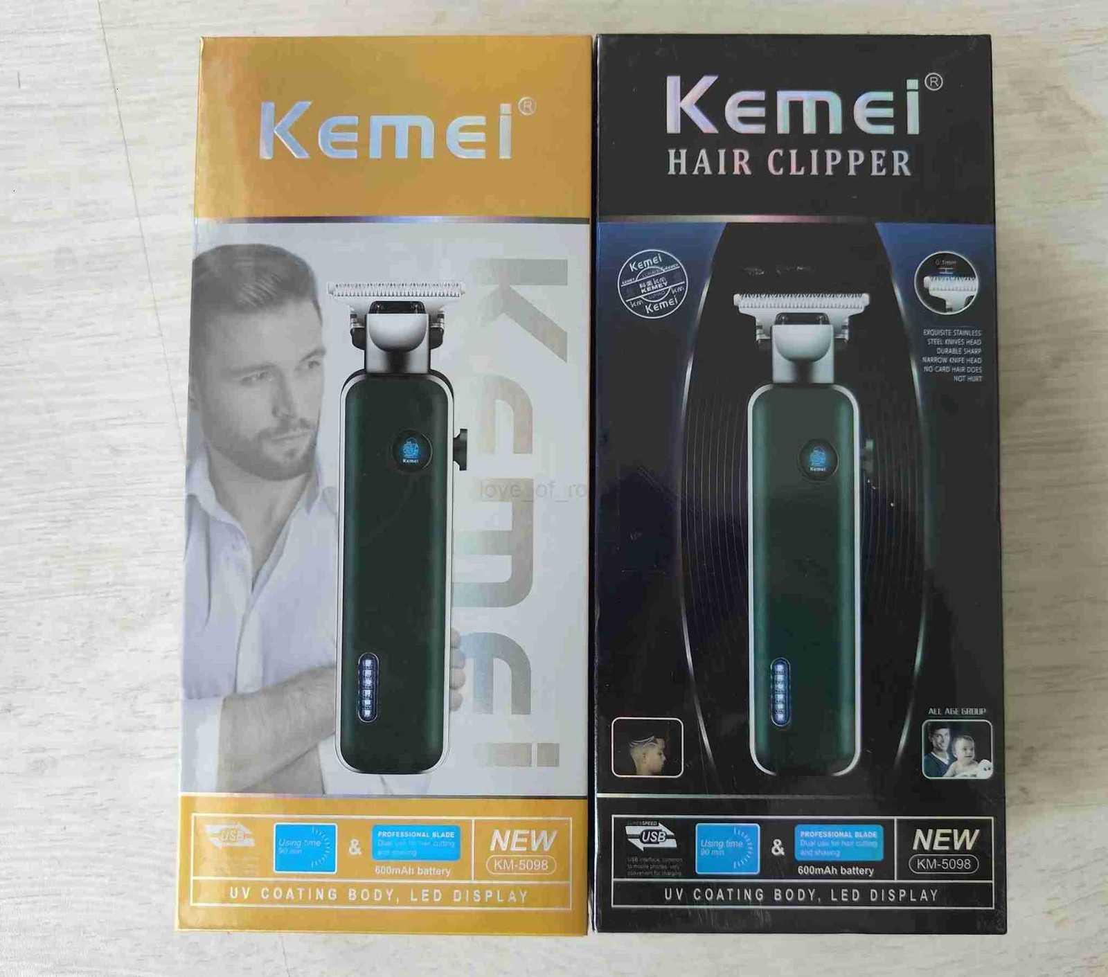 New Design Rechargeable Hair Clippers Tondeuse Kemei Km5098 Usb Mini Professional Beard Trimmer And Hair Clipper For Men Z251029