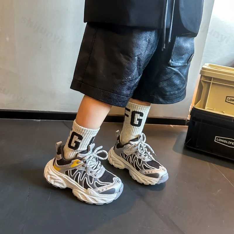 Children Casual Sports Boys Girls Autumn Sneakers Comfortable Anti Slip Fashion Running Kids Outdoor Walking Shoes L2510282 XJ260303