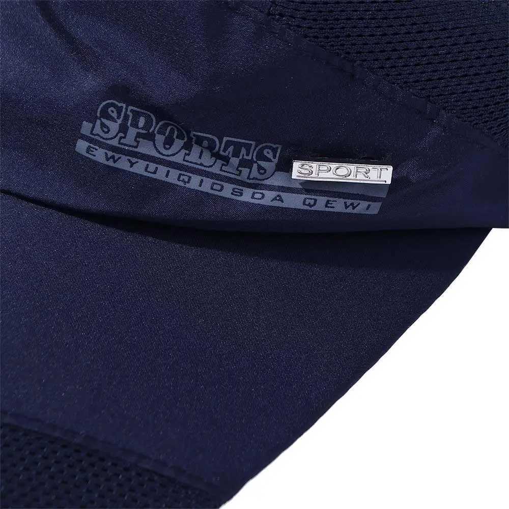 Simple Outdoor Golf Korean Style Breathable Sport Cap Adjustable Visor Cap Quick Dry Mesh Cap Baseball Hat Mesh CapsW251029