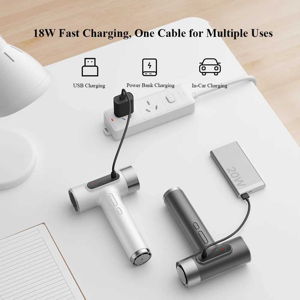 Wireless Hair Dryer 100000RPM Strong Wind Hot and Cold Air Styling Tool Temperature Control Protection 18W Fast Charging L251029