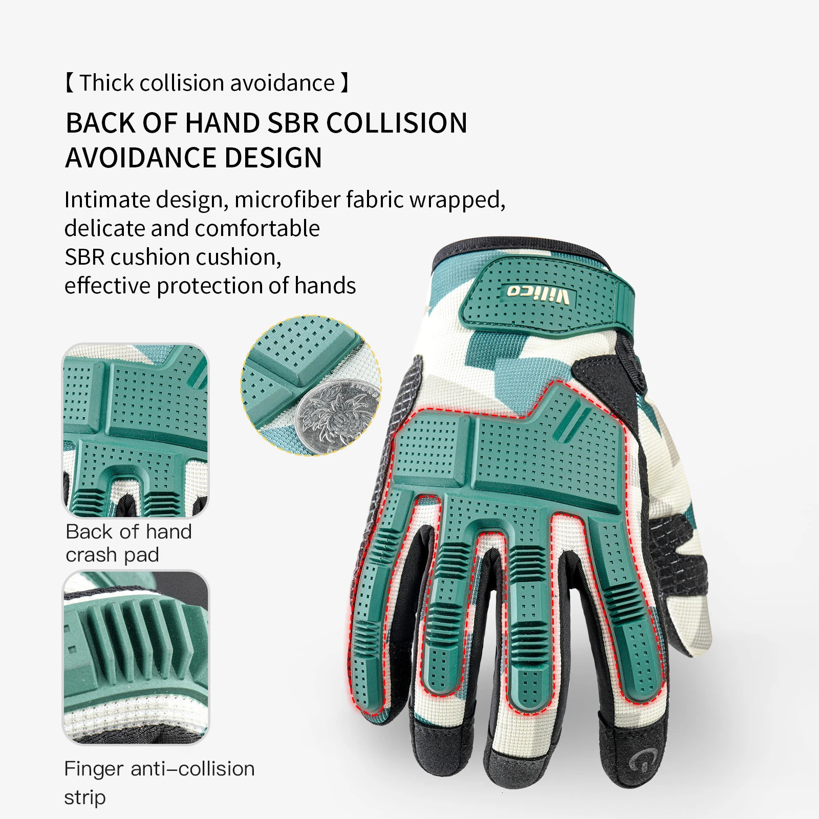 Motorcycle Gloves Touch Screen Men Women MTB Bike Running Fitness Gym Riding Bicycle camouflage Color 251013