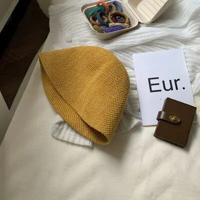 Fashion Summer Linen Hats for Women Foldable Outdoor Gorro Sunshade Hollowed Panama Hat Beach Caps Fashion Elegante Cap 251029
