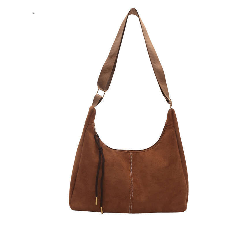 Designer bag Dumpling Fashion Suede Single Shoulder Design for Work Commute Melad Style Elegant Underarm Crossbody Bag