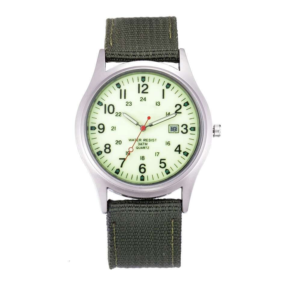 Nylon Strap Men's Calendar Quartz New Military Watch