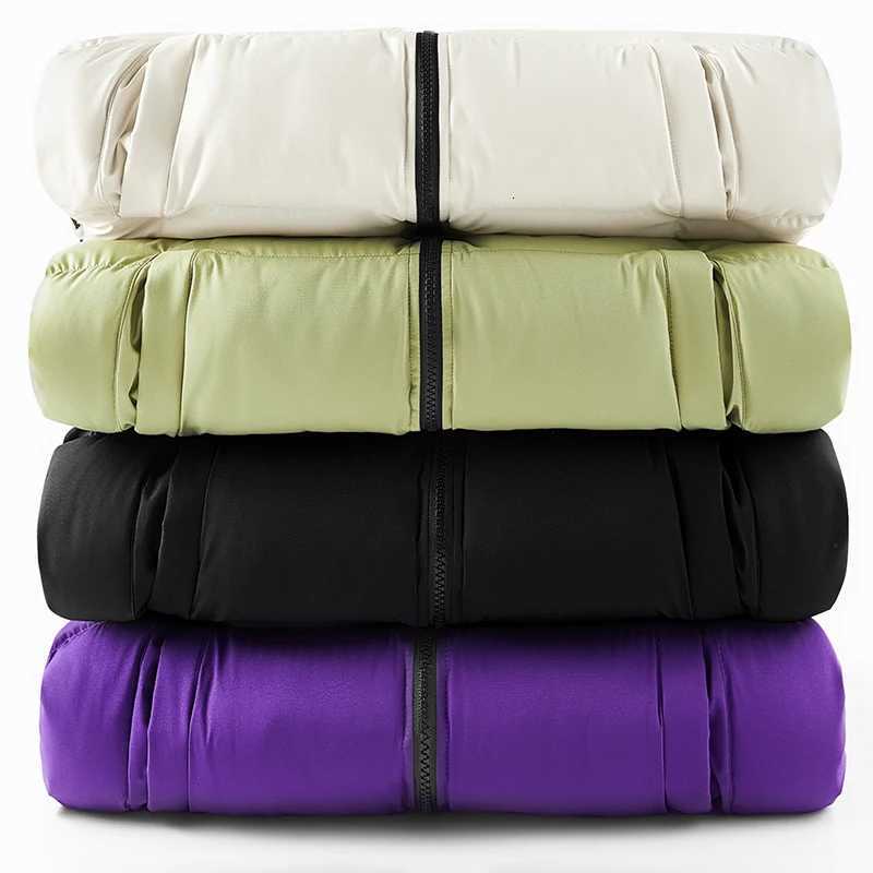 YJKVUR Autumn Winter New Unisex Windproof Vest Men Jacket Sleeveless Casual Coat Down Cotton Warm Thicken Waistcoat Thick Gilet W251029