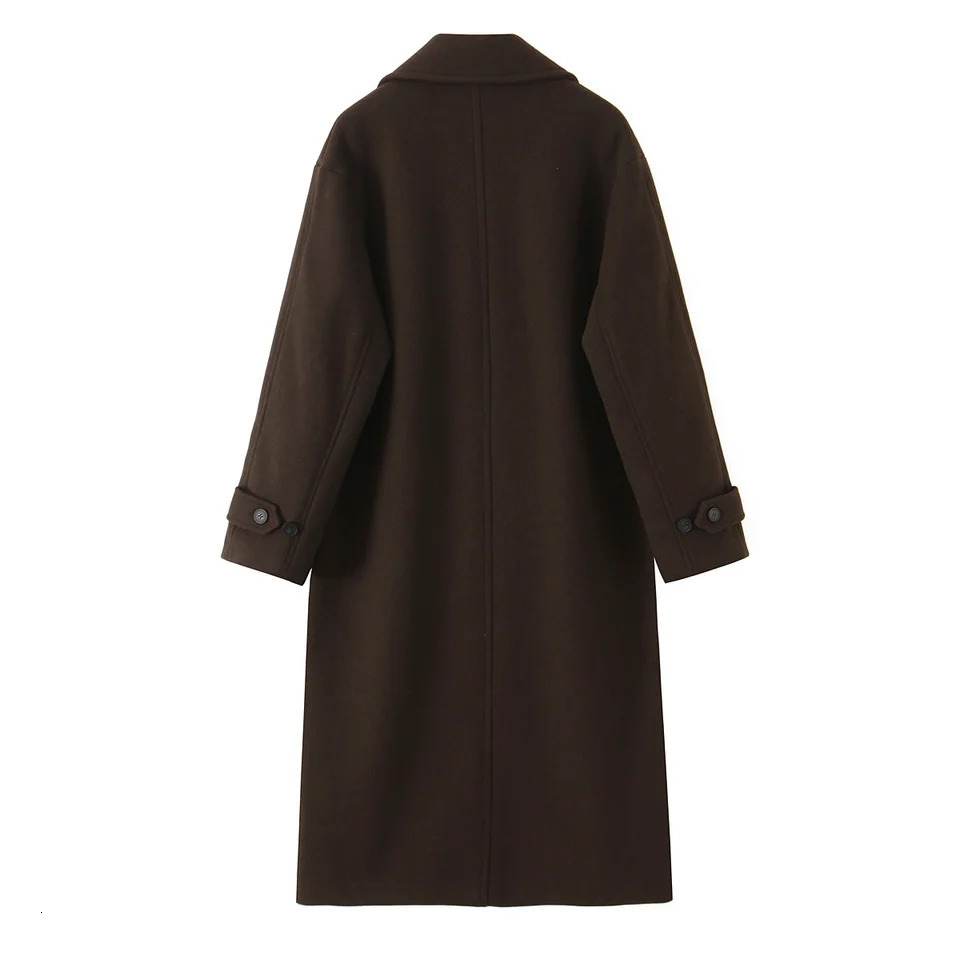 2025 autumn womens clothing casual fashion temperament simple lapel long sleeved loose soft coat jacket 251029