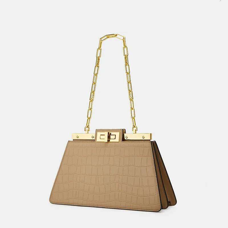 New Trendy Niche Women s Handbag Fashionable Versatile Single Shoulder Underarm Bag Hard Leather Hip Hop Style