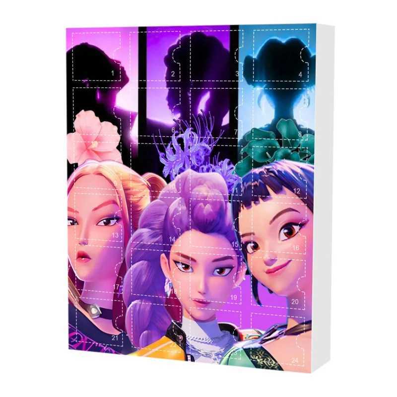 KPOP Witch Girl Group Christmas Advent Calendar Blind Box Backpack Acrylic Keychain Pendant Ornament for Fans Gift Idea Kpop L251029