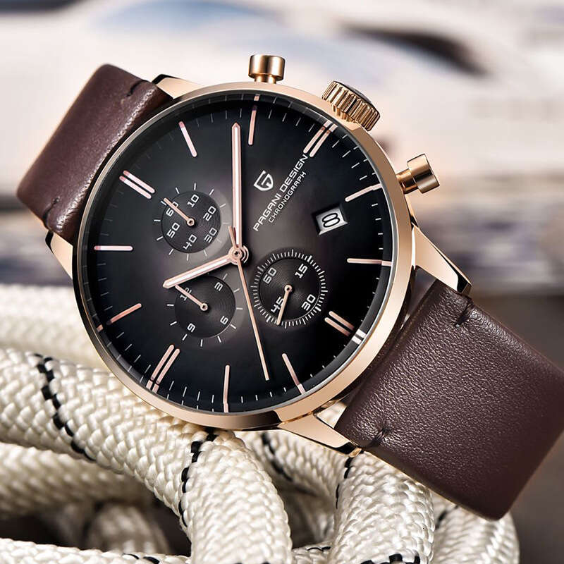 PAGANI DESIGN Men's Quartz Watch Fashion Power Calendar Six-Hand Small Dial PD-2720K