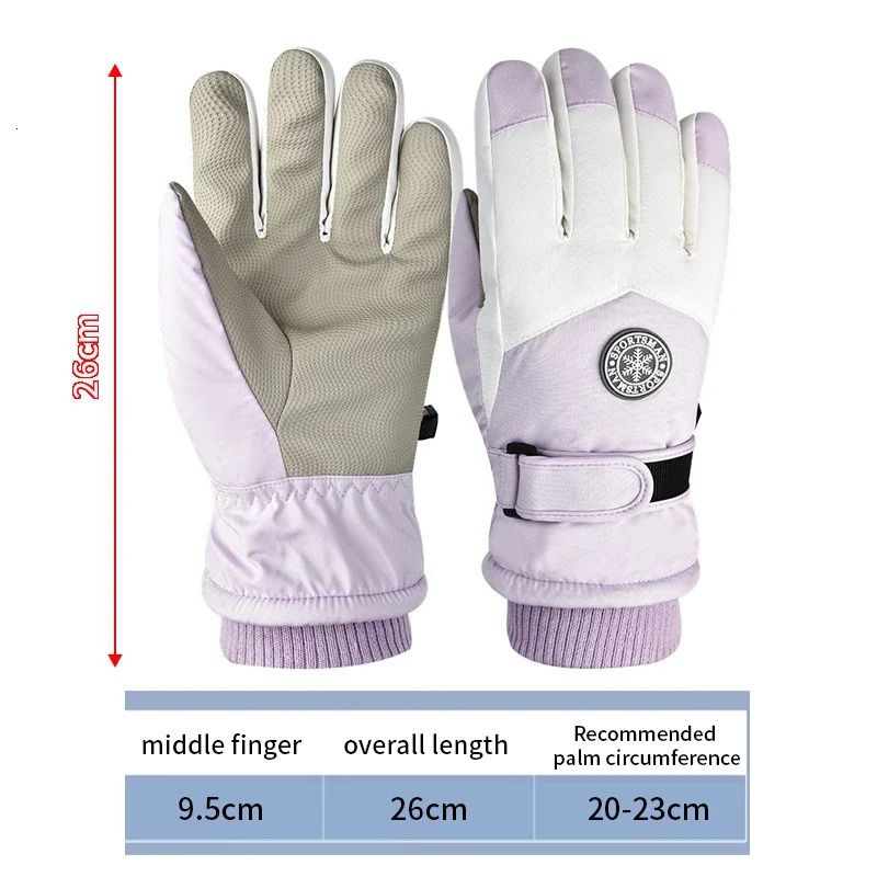 Cold Proof Winter Ski Gloves Outdoor Padded Warm Electric Car Riding Nonslip Waterproof Touch Screen for MenWomen 251013