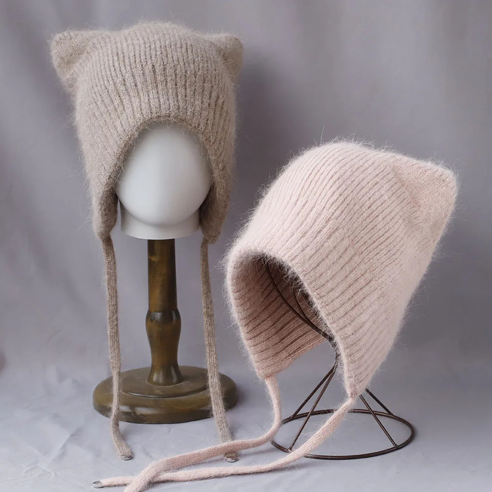 Cashmere hatoutdoor deep hat with ears soviet hat wtaps hat for womens winter hat Rattan hat Fur hat Cute hat fleece knit hat 251029