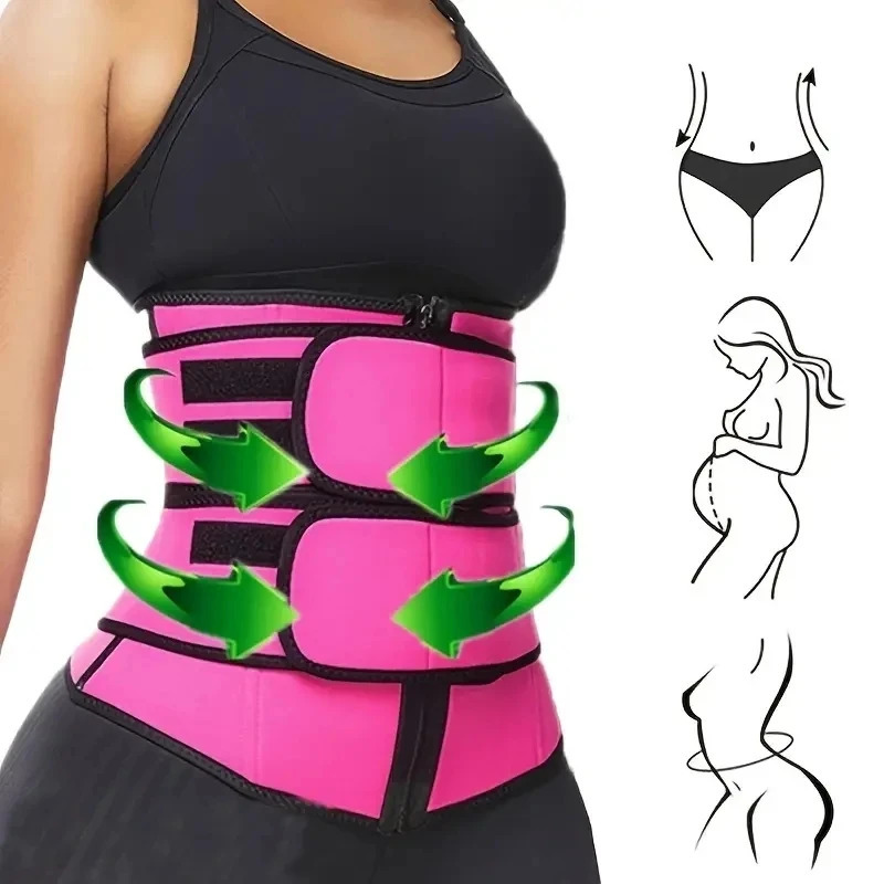 Women Waist Trainer Fitness Sauna Sweat Neoprene Slimming Belt Girdle Shapewear Modeling Strap Body Shaper Waist Belt Corset 251029