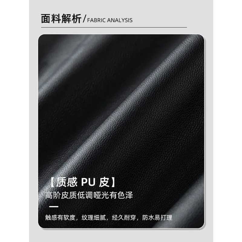 Thickfibered fur coat for men Fur leather integrated Washed PU leather jacket for men thick and suitable for motorcycle wearT251029