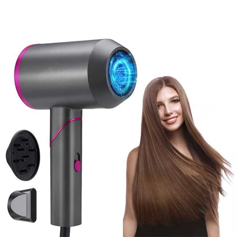 HighPower Negative Ion Hair Dryer Salon Household Use Electric Hairdryer Styling Features Hot Heat Settings Hotels L251029