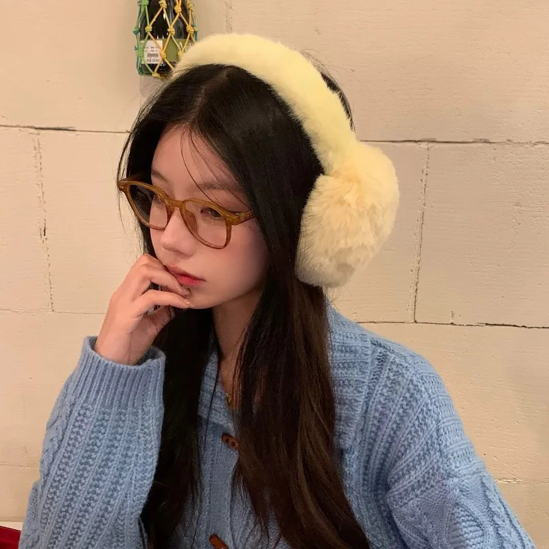 2025 Winter Earmuffs for Women Men Outdoor Fashion Solid Soft Plush Ear Keep Warmer Earflap Protection EarMuffs Ear Cover 251029