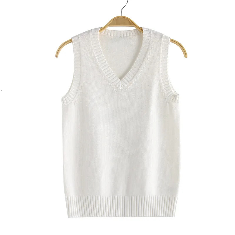 sweater candy vest women Knit Top Fashion Female autumn spirng solid young girl clothes knitwear Cardigan sleeveless XS3XL 251029
