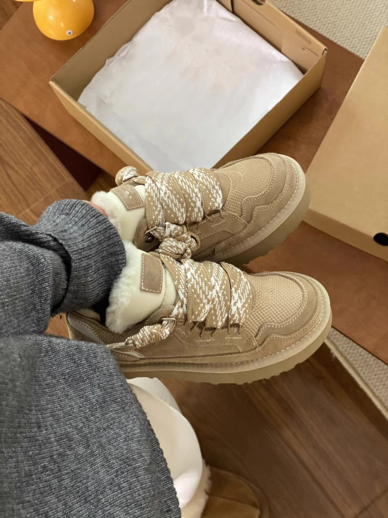 Free Shipping Classic New Arrival Winter Women Casual Shoes fleece-lined thick sole Snow Boots Non-Slip Cotton Shoes Plush Shoes Hot Sale