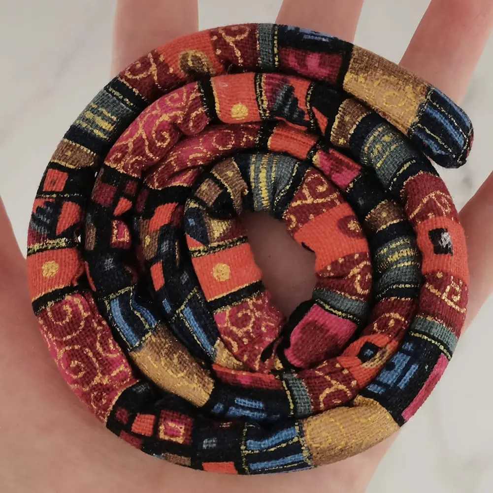 Colored dirty braid spiral long hair curling iron high ponytail headband ethnic style braid bendable hair accessory styling toolW251028