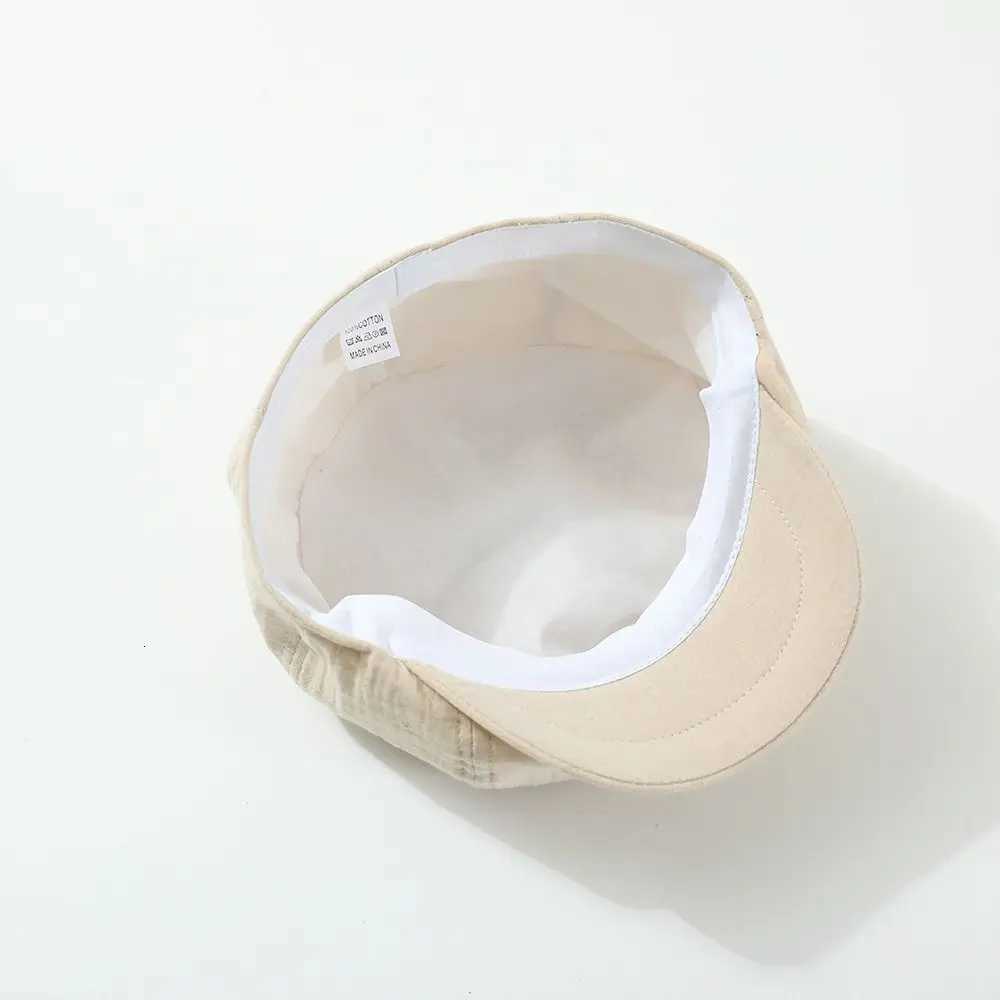 Retro Solid Color Children Forward Hat Korean Harajuku Kids Newsboy Cap Visor 26year Baby Beret Boy Girl251028