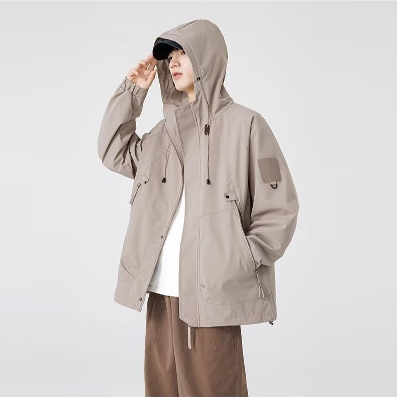 Designer Jacket Mountain Style Outdoor Sports Jacket For Men And Women Spring And Autumn Casual Versatile Hiking Hooded Workwear Coat