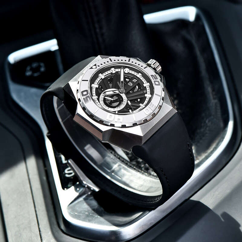 paganidesign fashion calendar large dial automatic mechanical stainless steel mens watch pdys007