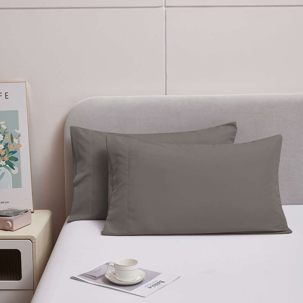 New Style Single and Double Brushed Thick Solid Color Envelope Pillowcase