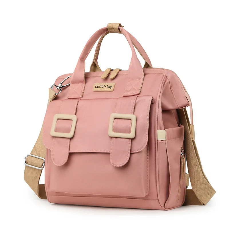 doublelayer lunch bag large capacity portable ice pack leak proof portable expandable lunch bag picnic bag 251029