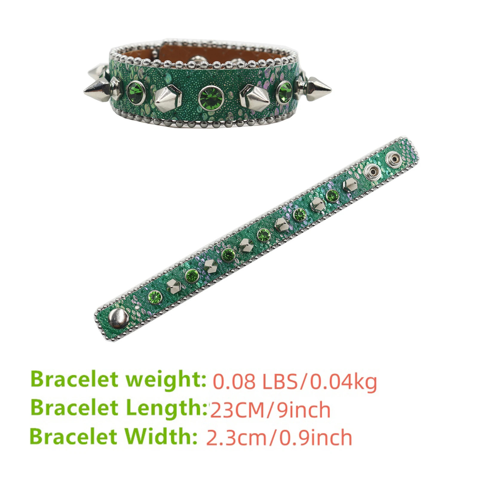 Top Quality Womens Rhinestone Bracelet Mens Western Denim Shiny Hip Hop Punk Rock Y2K Style Bracelet PU Leather 251028