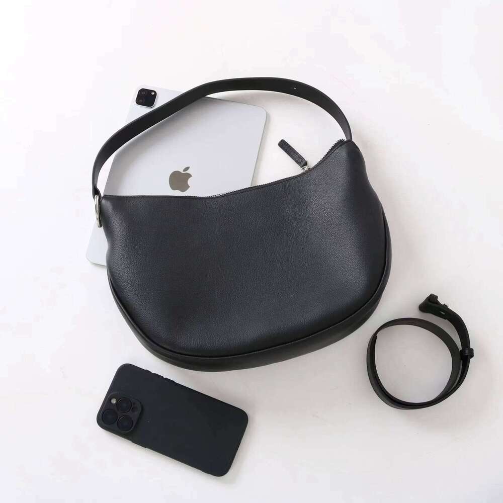 Genuine Leather Underarm New Niche Design Top Layer Cowhide Simple Crossbody Fashionable Ladies Shoulder Bag Suotong1029