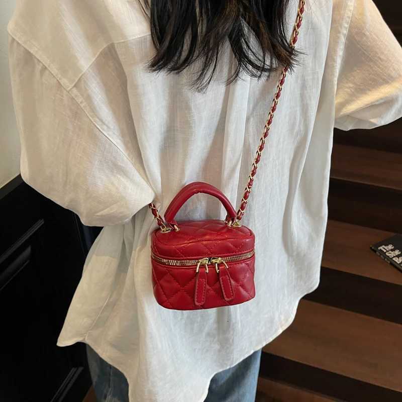 Super Mini Crossbody Bag For Women Fashion Sling Bag Luxury Chain Shoulder Coin Purse Pu Leather Mini Box Lipstick Bags Clutch W251029