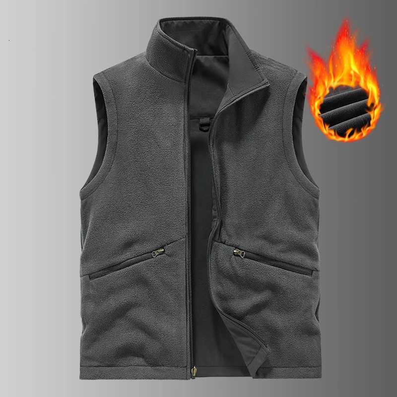 Autumn Winte Comfortable Versatile Sports Coat Windproof Fashion Breathable Casual Vestr Outdoor Fishing Casual Men Leather Vest W251029